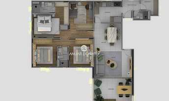 Imagem 3: Buritis - Apartamento 1 quarto à venda na Anuar Donato