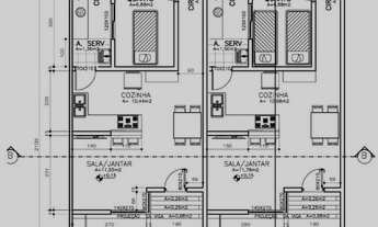 Imagem 5: Bairro Residencial Sul. Casa com 2 quartos. 52 m² de construção. Lindo acabamento