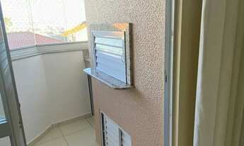 Imagem 6: Apto semi mobiliado, dois quartos, em Barreiro/ SJ, suite com hidromassagem, vista p/ mar