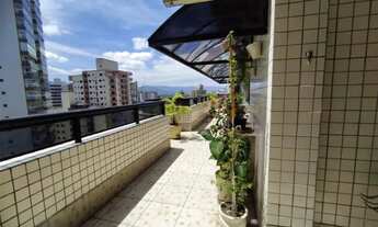 Imagem 5: Cobertura localizada na Tupi a 100 metros do mar com churrasqueira, piscina,vista mar, fin