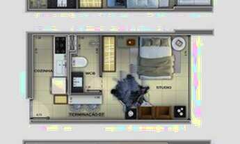 Imagem 7: Apartamento com 1 dormitório à venda, 41 m² por R$ 385.796,52 - Cruz das Almas - Maceió/AL