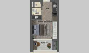 Imagem 4: Studio para vena 24,86m²/ lazer completo em Moema/ ao lado do Metrô Moema- São Paulo - SP