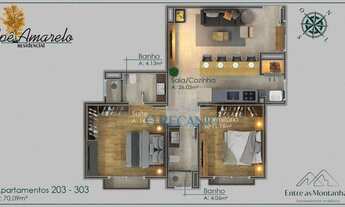 Imagem 7: Apartamento com 1 dormitório à venda, 56 m² por R$ 535.000,00 - Planalto - Gramado/RS