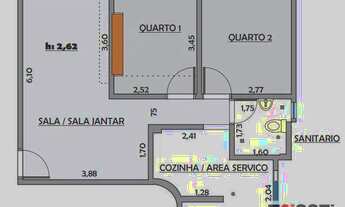 Imagem 2: Apartamento com 2 dormitórios à venda, 60 m² por R$ 450.000 - Saúde - São Paulo/SP