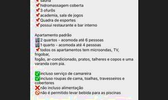 Imagem: Aluguel de apartamento em caldas novas