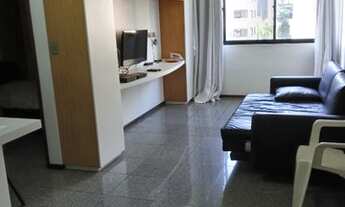 Imagem: Apto com mobília, a uma quadra da praia