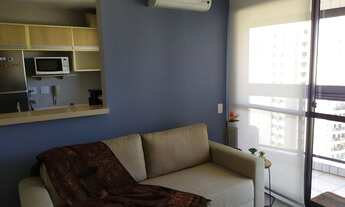 Imagem 5: Mobilhado, 01 Dormitório, 01 banheiro, cozinha, área de serviço, ar condicionado, 01 vaga