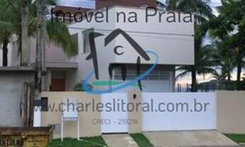 Imagem 2: Sobrado em Condomínio para Locação em Ubatuba, Praia do Sapê, 4 dormitórios, 4 suítes, 5 b