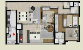 Imagem 2: Apartamento com 3 dormitórios à venda - Sumaré