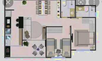 Imagem 4: Apartamento para venda com 2 quartos sendo 1 suíte, compl. em armários, Parque Amazônia