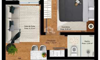 Imagem 5: Apartamento 1 dormitório próximo a UFSM