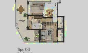 Imagem 7: Apartamento com 2 quartos à venda, 91 m² por R$ 921.026 - Piratininga - Niterói/RJ