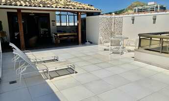 Imagem 7: Cobertura para venda possui 196m² com 2 quartos e ampla varanda com espaço para piscina