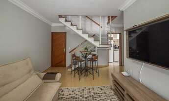 Imagem: Cobertura, duplex, sala com varanda, três