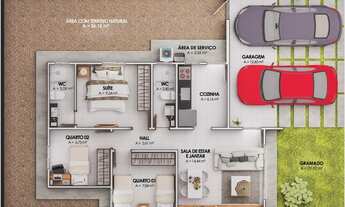 Imagem 4: Casa em Condomínio para Venda em São Luís, Turu, 3 dormitórios, 1 suíte, 2 banheiros, 2 va