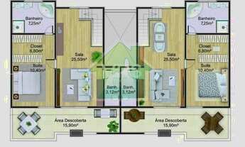 Imagem 6: Cobertura para Venda em Teresópolis, Bom Retiro, 3 dormitórios, 2 suítes, 3 banheiros, 2 v