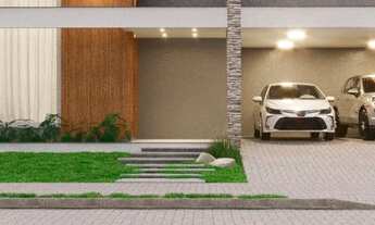 Imagem: Casa em construção no Bosque dos Ipês