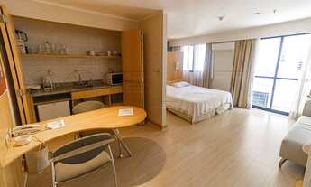 Imagem: Flat mobiliado com 1 dormitório completo