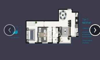 Imagem 5: Apartamento com 2 dormitórios à venda, 47 m² por R$ 250.000,00 - Distrito Industrial - Mar