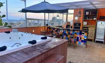 Imagem 7: Cobertura Triplex Reformada Mobiliada 250 m² 4 Quartos 1 Vaga Portaria 24hs