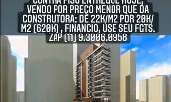 Imagem 1: Loft Studio 31m² no Next Bueno Brandão, como entregue pela construtora, no contra-piso