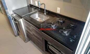 Imagem 2: Apto Mobiliado - 68m - 2 dormitorios sendo 1 suíte - 1 banheiro + 1 lavabo - Piscina - Aca