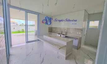 Imagem 4: Luxuosa casa no Alphaville Fortaleza com 5 suítes, piscina privativa