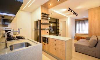 Imagem 2: STUDIO 32M² MOBILIADO COM 1 VAGA DE GARAGEM E LAZER COMPLETO NO CENTRO DE FLORIANÓPOLIS/SC