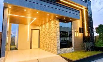 Imagem 2: Casa no Condomínio porto Marina, 3 suítes, Piscina com cascata e acabamento em pedras natu