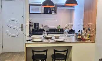 Imagem 2: Flat mobiliado à venda em Alphaville 33m² 1 suíte com vaga no Comfort Suites