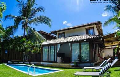 Imagem 6: MARAVILHOSA CASA 04 SUÍTES, DECORADA, COM PISCINA E ESPAÇO GOURMET NA PRAIA DO FORTE - OPO