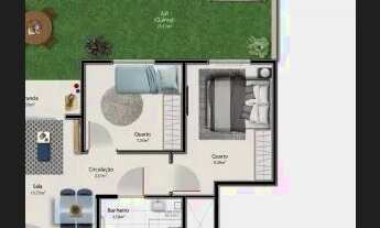 Imagem 4: LNC-069 2 QTS QUINTAL LAZER COMPLETO LARANJEIRAS. ENTRADA PARCELADA EM ATÉ 60X FGTS CAIXA