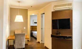 Imagem 2: Flat no Quality Alvorada disponível para locação próximo ao Shopping Vila Olímpia