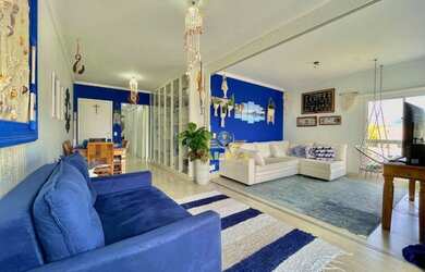 Imagem 3: Apartamento na praia Vista para o mar 2 dormitórios 1 suíte sacada Astúrias Guarujá