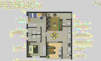 Imagem 3: Apartamento para Venda em Ribeirão Preto, Jardim Canadá, 2 dormitórios, 2 suítes, 3 banhei