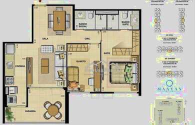 Imagem 5: CIDADE JARDIM MAAYAN - APARTAMENTO 2 QUARTOS COM SUITE CONDOMINIO MAAYAN CIDADE JARDIM BAR