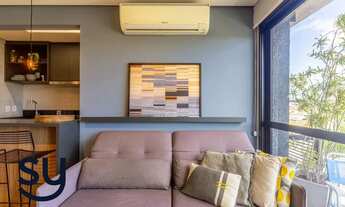 Imagem 6: Apartamento mobiliado para venda em andar alto!