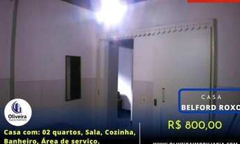 Imagem 2: Casa para Locação em Belford Roxo, Vila Dagmar, 2 dormitórios, 1 banheiro