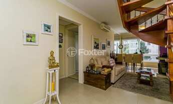 Imagem 2: Cobertura duplex, 126,34 m2, 3 quartos, 2 suítes, lareira, churrasqueira, piscina, 2 vaga