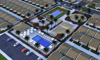 Imagem: Projeto residencial com casas de 2 quartos