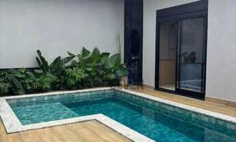 Imagem 5: Casa com 3 Quartos no Condomínio Florata Bauru Piscina e Pé-Direito Duplo