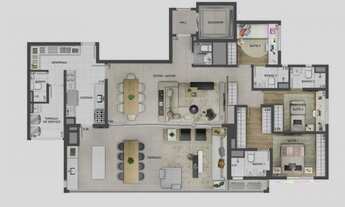 Imagem 4: Apartamento NOVO com 165m² com 4 quartos (2 suítes) no Tatuapé em frente ao Parque do Piqu