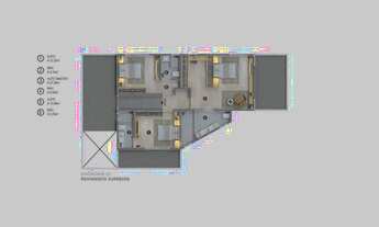 Imagem 5: Casa para venda possui 210 metros quadrados com 4 quartos