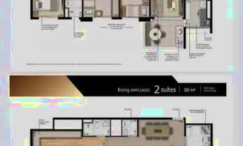 Imagem 7: Aptos com 3 e 4 dorms com plantas de 88m e 115m com 2 vagas de garagem. Lazer c