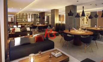 Imagem 5: Apartamento com 1 dormitório para alugar, 48 m² por R$ 3.900/mês - José Menino - Santos/SP