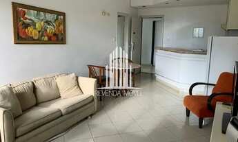 Imagem: Flat no Lê Bougaiville em Alphaville. Mobiliado