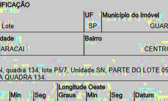 Imagem 3: GUARACAI - Terreno Padrão - <br> CENTRO