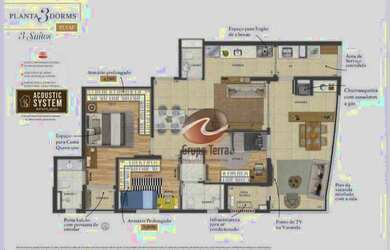 Imagem 7: Apartamento com 3 dormitórios à venda, 92 m² por R$ 1.047.897,00 - Vila Adyana - São José