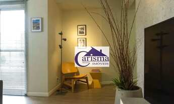 Imagem 2: Apartamento com 3 dormitórios para alugar, 86 m² por R$ 3.201,00/mês - Vila Gilda - Santo