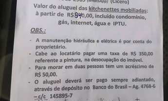 Imagem: Alugo kit net mobiliada